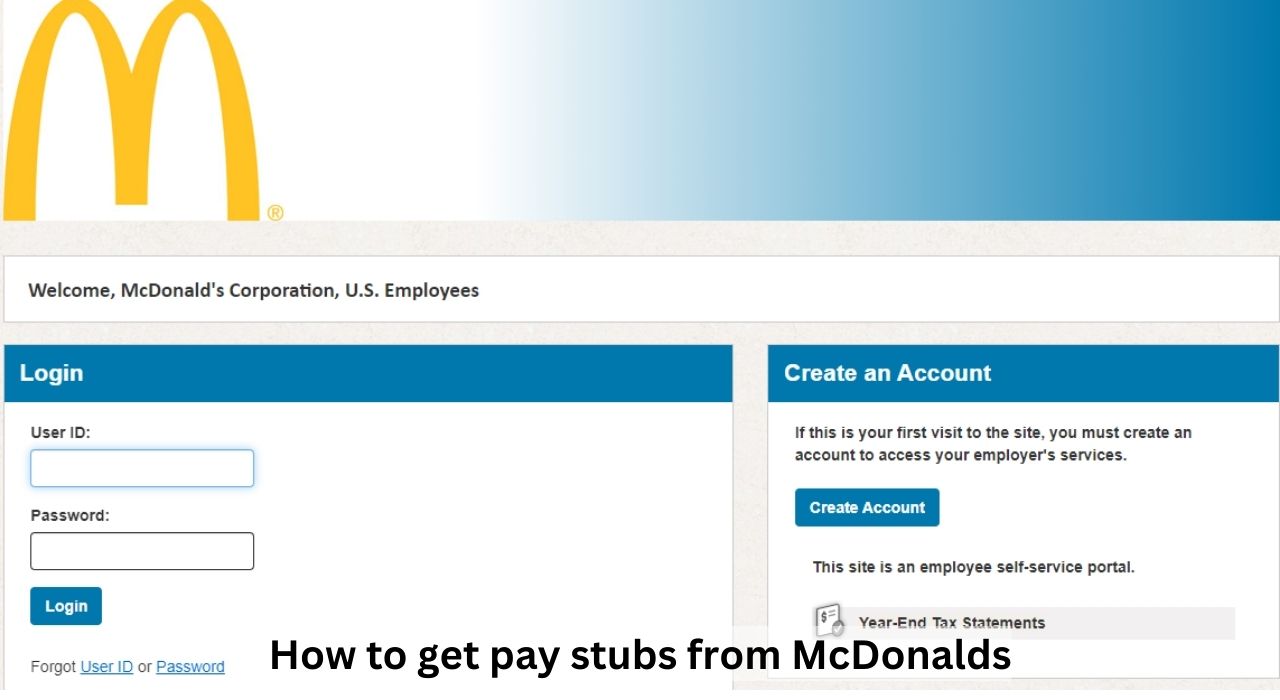How to get pay stubs from McDonalds